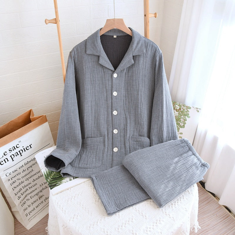 Women's pure cotton with four layers sleepwear