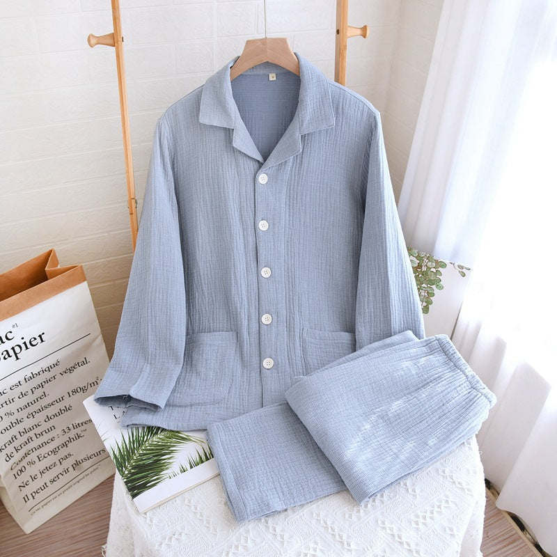 Women's pure cotton with four layers sleepwear