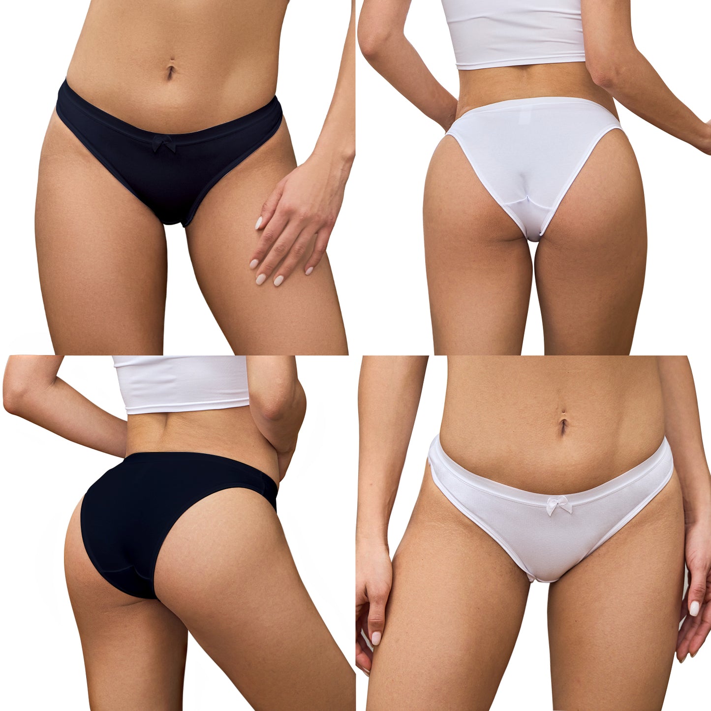 Classic Comfy Cotton Women Knickers (Pack of 3 & UK Free Shipping)