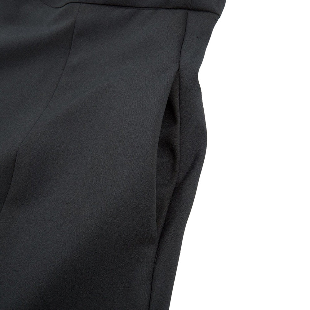 Women High Waist Pleated Belted Vintage Maxi Skirt