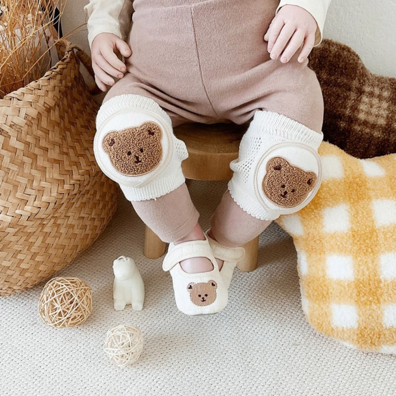 Soft Thin Baby Knee / Elbow Cotton Mesh Pads Baby