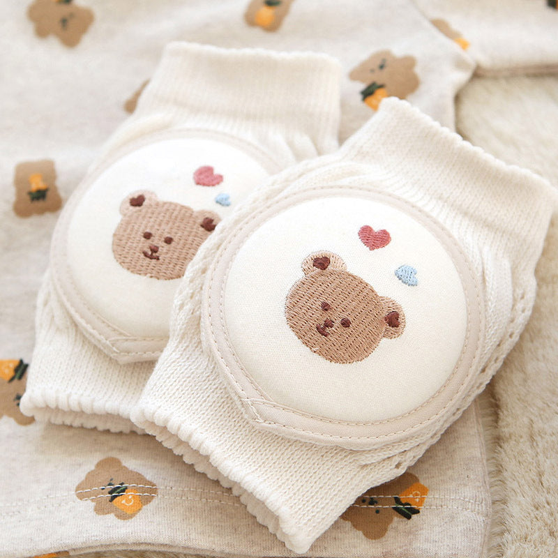 Soft Thin Baby Knee / Elbow Cotton Mesh Pads Baby