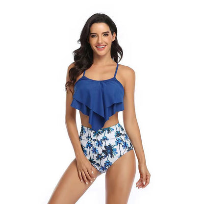 Women Ruffled Swimwear Bikini