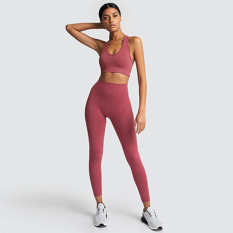 Women's Seamless Yoga Suit