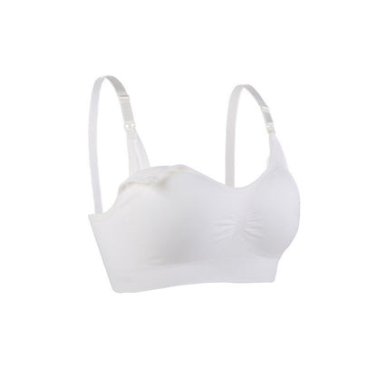 Women Non Wire soft Plus Size Seamless Breastfeeding Bra