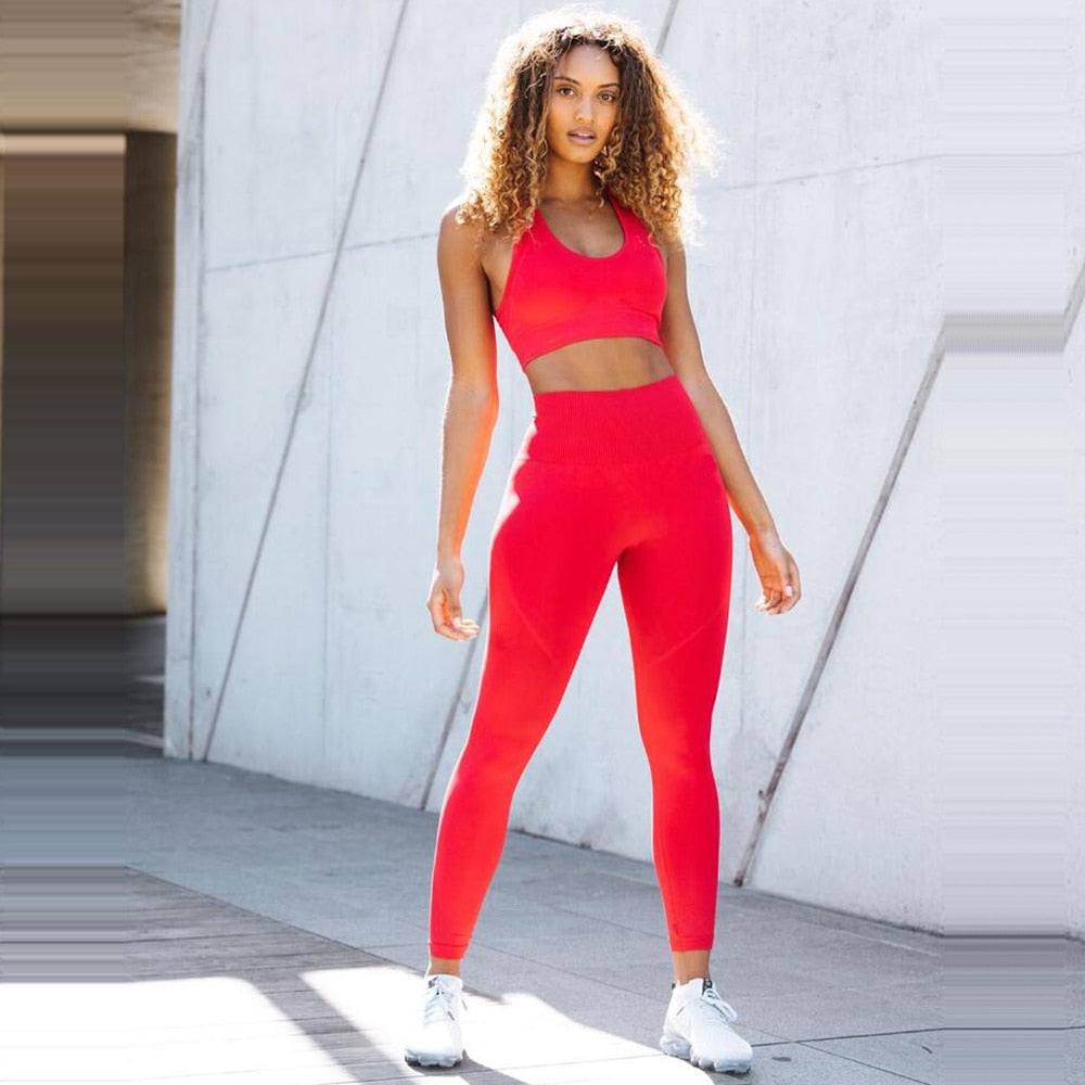 Women's Seamless Yoga Suit