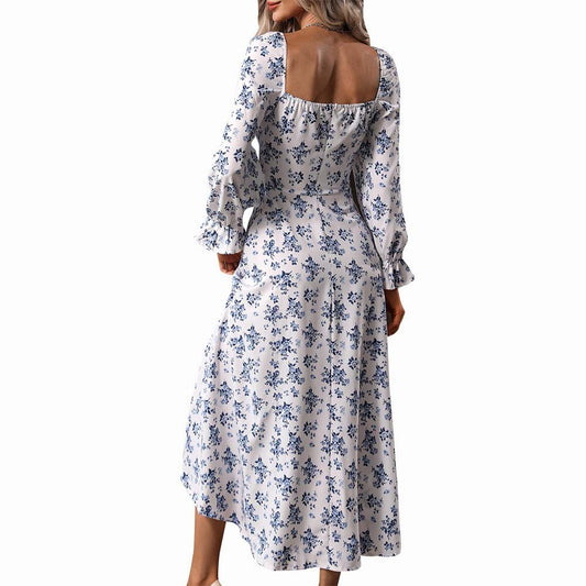 Elegant floral long dress