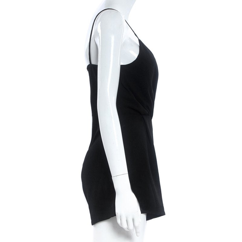 Women V-Neck Bodycon Jumpsuit