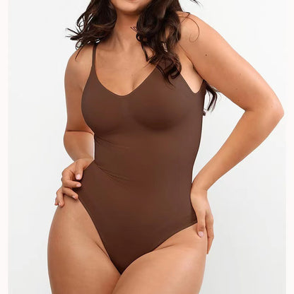 Women's Seamless Tummy Control Backless Bodysuit