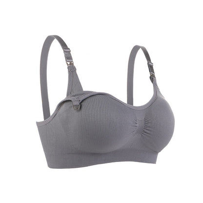 Women Non Wire soft Plus Size Seamless Breastfeeding Bra