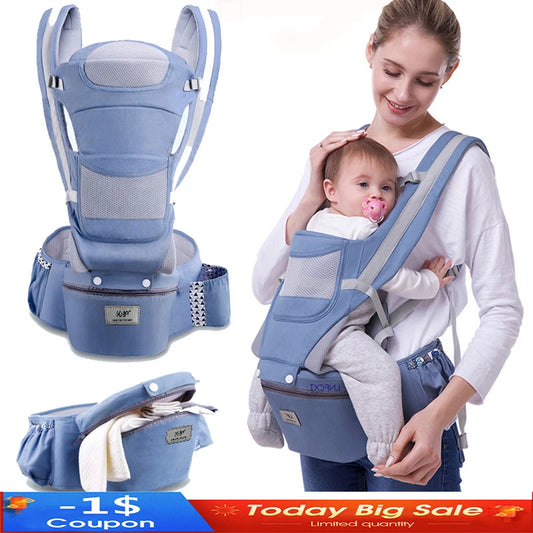 Hipseat Carrier 0-48 Month Ergonomic Baby Carrier