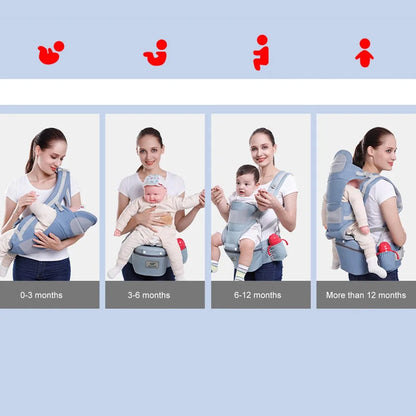 Hipseat Carrier 0-48 Month Ergonomic Baby Carrier