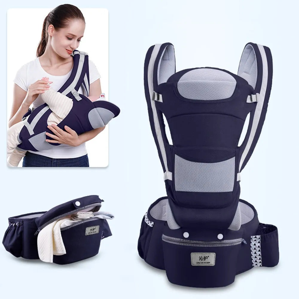 Hipseat Carrier 0-48 Month Ergonomic Baby Carrier