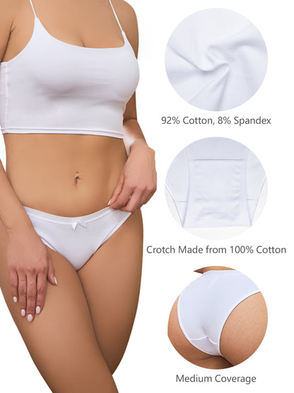 Classic Comfy Cotton Women Knickers (UK Free Shipping)