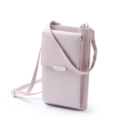 Women Casual Wallet Brand Cell Phone Wallet Big Card Holders Wallet Handbag Purse Clutch Messenger Shoulder Straps Bag