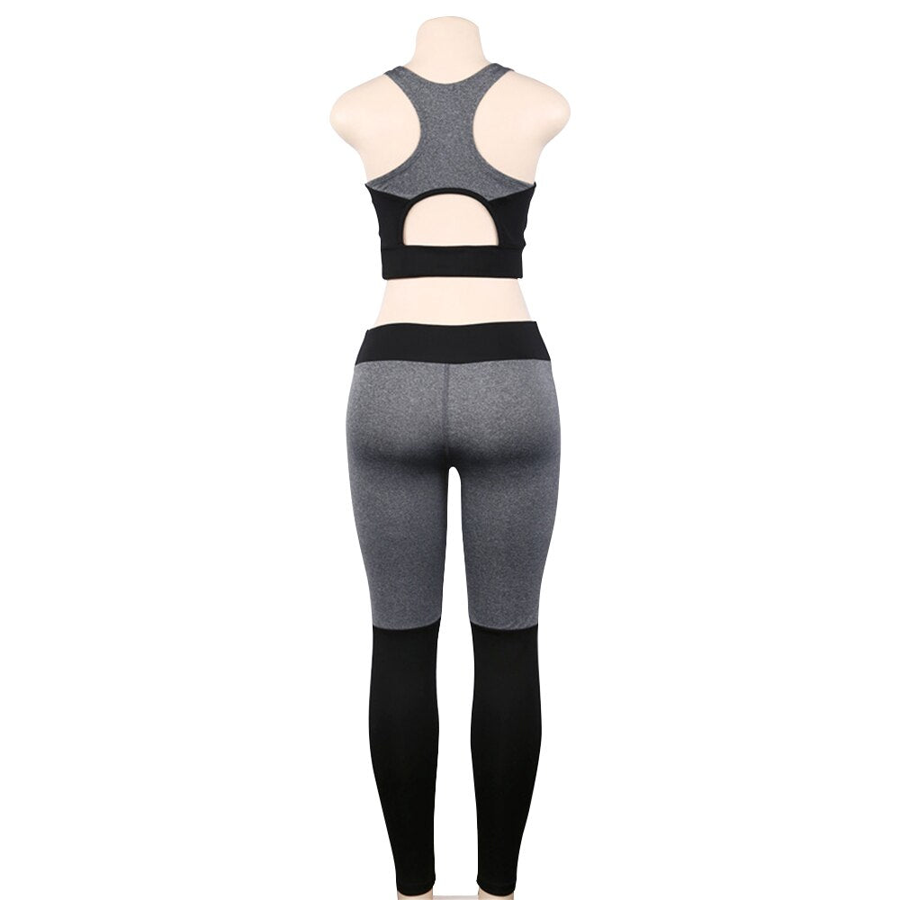 2 Piece Set Workout Clothes for Women Sports Bra and Leggings Set