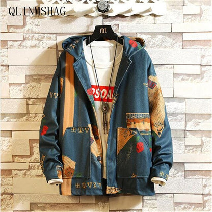 Men's Printed Bomber Jacket