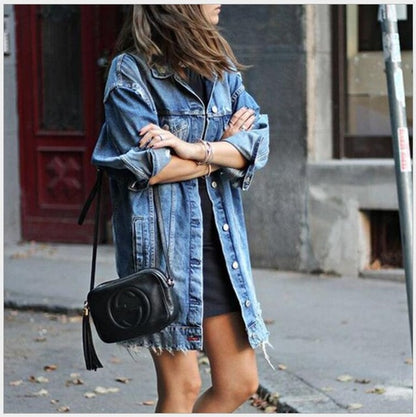 Women Loose Denim Jackets