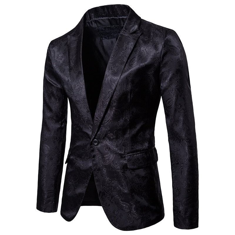 Men Single Breasted Suits Stage Party Wedding Tuxedo Blazer 3XL