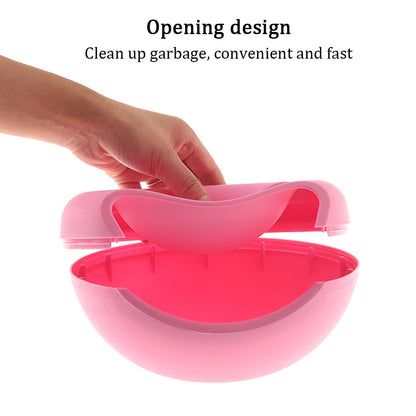 Lazy Snack Bowl Plastic Double-Layer Snack Storage Box Bowl Fruit Bowl And Mobile Phone Bracket Chase Artifact Plate Bowl