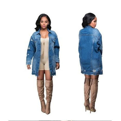 Women Loose Denim Jackets