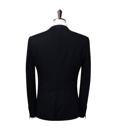 Suits Wedding Groom Plus Size 4XL 3 Pieces(Jacket+Vest+Pant) Slim Fit Casual Tuxedo Suit Male