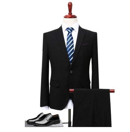 Suits Wedding Groom Plus Size 4XL 3 Pieces(Jacket+Vest+Pant) Slim Fit Casual Tuxedo Suit Male