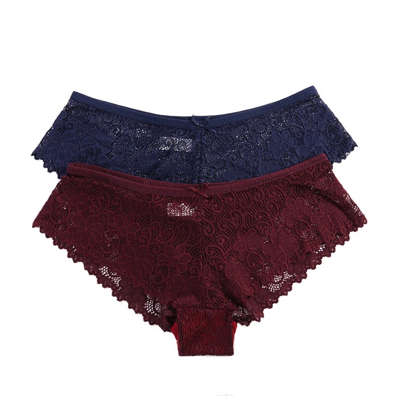 3 Pcs Panties for Woman Underwear Sexy Lace Breathable Soft Lingerie Female Briefs Panty Sexy Transparent Women's Underpants