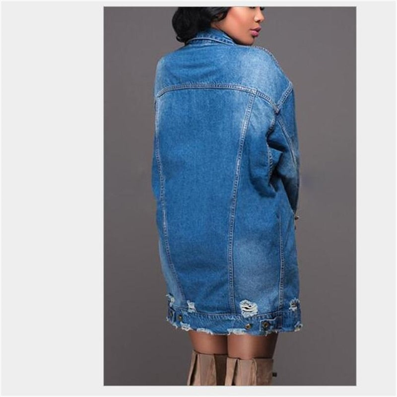 Women Loose Denim Jackets