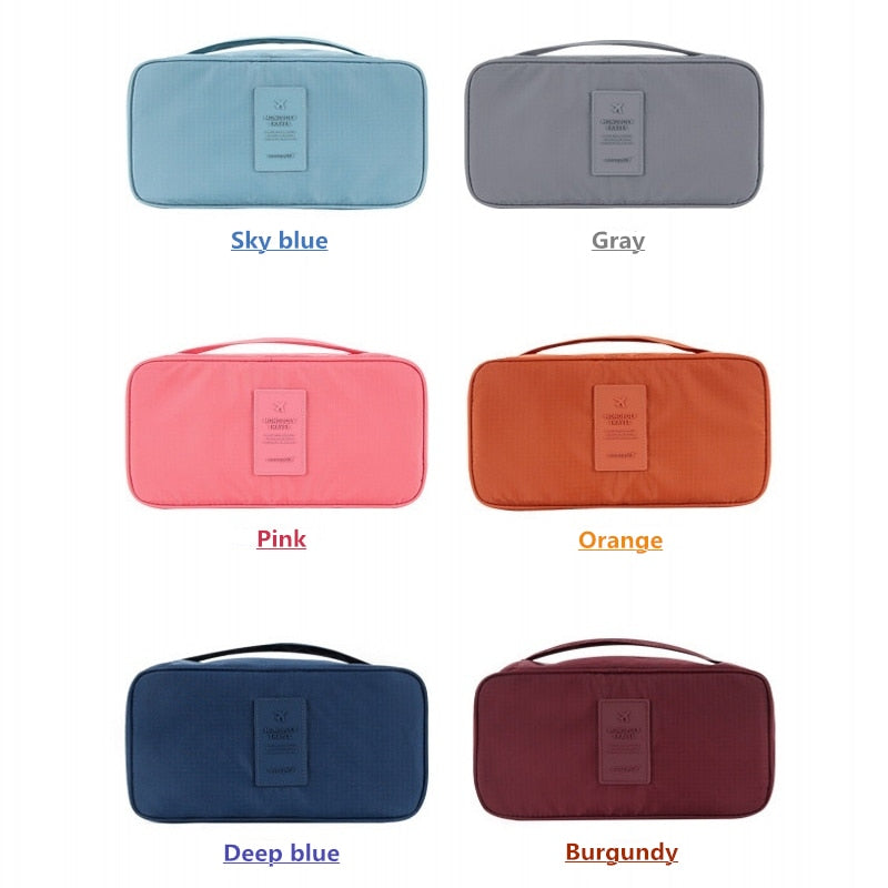 Bra Underwear Travel Bags Suitcase Organizer Women Travel Bags Luggage Organizer For Lingerie Makeup Toiletry Wash Bags Pouch