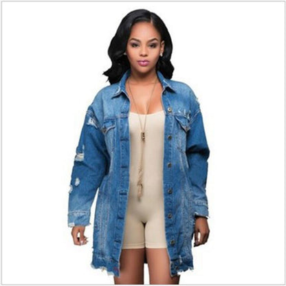 Women Loose Denim Jackets