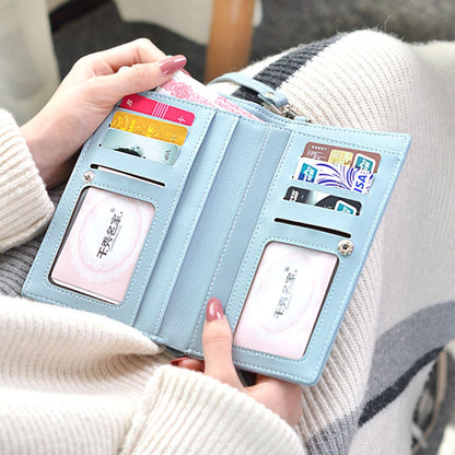 Women Casual Wallet Brand Cell Phone Wallet Big Card Holders Wallet Handbag Purse Clutch Messenger Shoulder Straps Bag