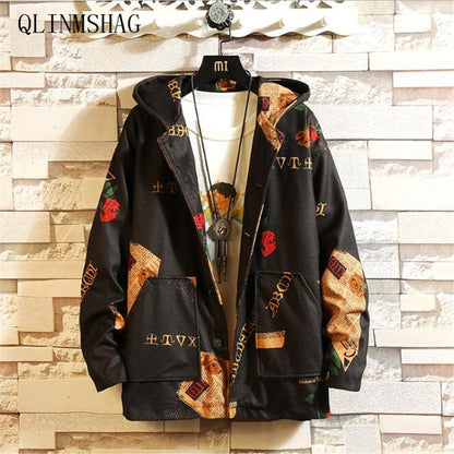 Men's Printed Bomber Jacket