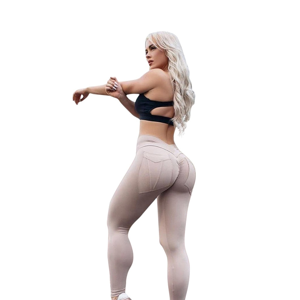 Women Leggings Fitness High Waist Anti Cellulite Leggings