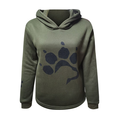 Paw Print Women's Hoodies