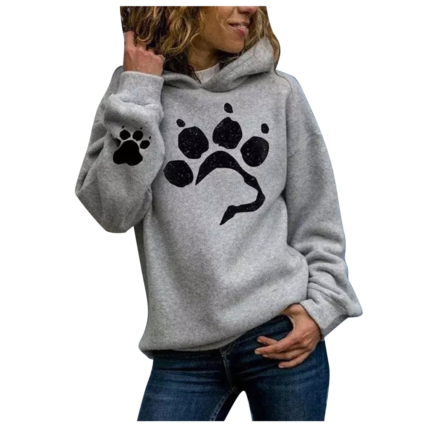 Paw Print Women's Hoodies