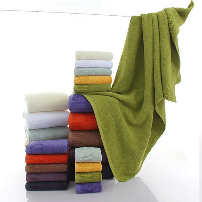 Cotton Thicken bath towel set hand towel face towel and bath towels for adults 10 colors  100% cotton