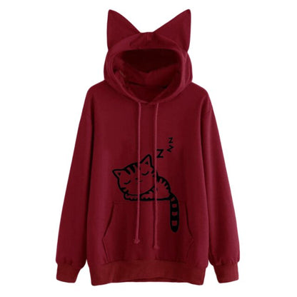 Women Printed Hoodies/Sweatshirt