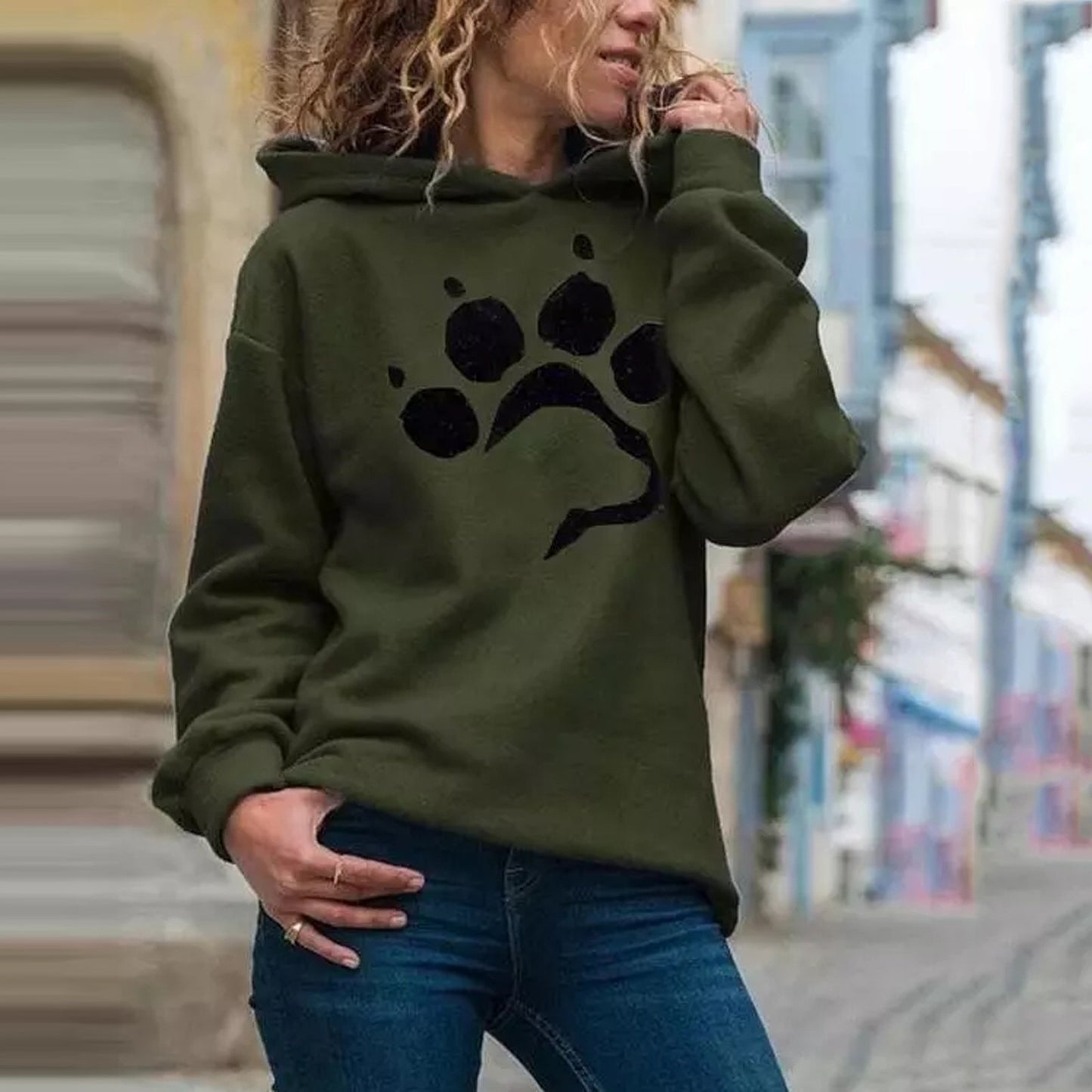 Paw Print Women's Hoodies